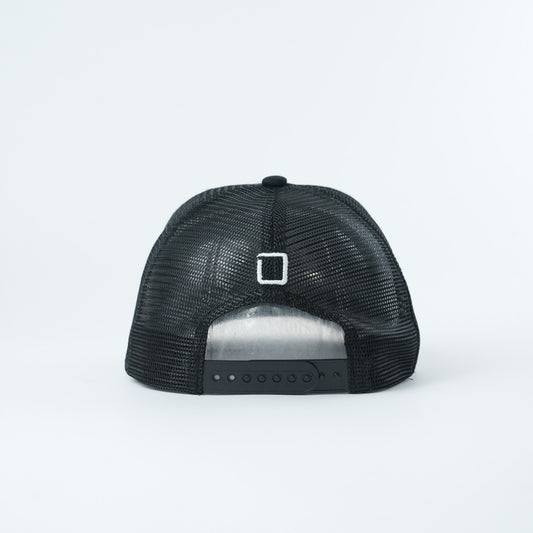 O LOGO CAP BLACK WHITE O